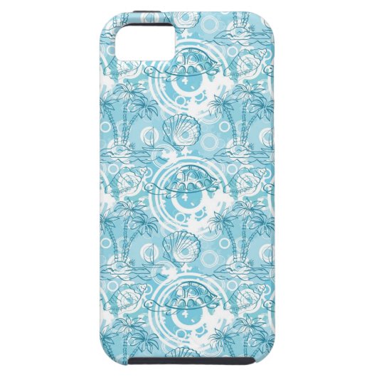 exotische oceaanpatroon Case-Mate iPhone case (Achterkant)
