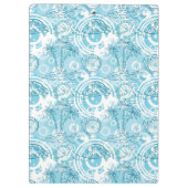 exotische oceaanpatroon klembord (Achterkant)