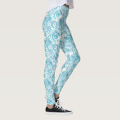 exotische oceaanpatroon leggings (Rechts)