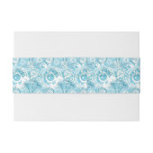 exotische oceaanpatroon uitnodigingen wikkel (Achterkant Voorbeeld)