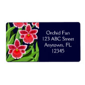 Exotische Odontoglossum Orchideeën Label (Voorkant)