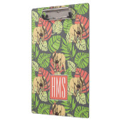 Exotische Oerwouden bladeren en olifanten | Monogr Klembord (Links)