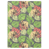 Exotische Oerwouden bladeren en olifanten | Monogr Klembord (Achterkant)