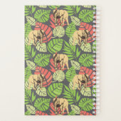 Exotische Oerwouden bladeren en olifanten Planner (Achterkant)