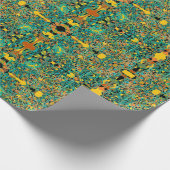 exotische of sari-achtige vormgeving lijkt op oerw cadeaupapier (Hoek)