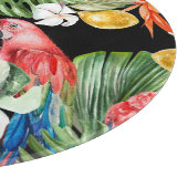 Exotische ontsnapping: Waterverf paradijs Snijplank (Hoek)