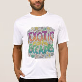 Exotische ontsnappingen t-shirt (Voorkant)