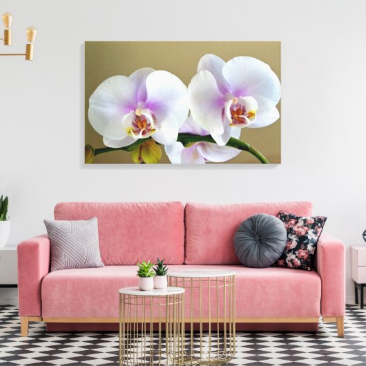 Exotische orchidee foto op Canvas Art (Insitu (Woonkamer))