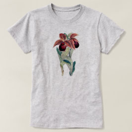 EXOTISCHE ORCHIDILLUSTRATIE (CYPRIPEDIUM-TIBETICUM T-SHIRT