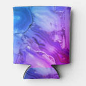 Exotische Paarse marmer Blikjeskoeler (Voorkant)