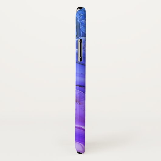 Exotische Paarse marmer Case-Mate iPhone Case (Achterkant / rechts)