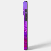 Exotische Paarse marmer Case-Mate iPhone Case (Achterkant / Links)