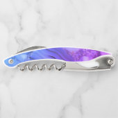 Exotische Paarse marmer Kurkentrekker (Achterkant)