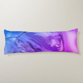 Exotische Paarse marmer Lichaamskussen (Achterkant)