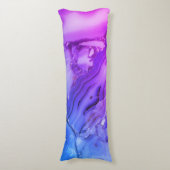 Exotische Paarse marmer Lichaamskussen (Voorkant Verticaal)