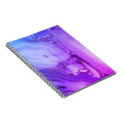 Exotische Paarse marmer Notitieboek (Rechterzijde)