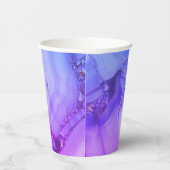 Exotische Paarse marmer Papieren Bekers (Rechts)