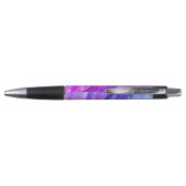 Exotische Paarse marmer Pen (Achterkant)
