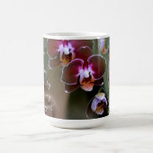 Exotische Paarse Orchid Flowers Fotografisch Koffiemok (Center)