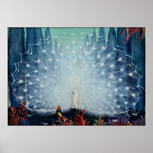 Exotische pacock van Jessie Arms Botke Poster (Voorkant)