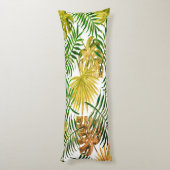 Exotische palmbladeren lichaamskussen (Achterkant (Verticaal))