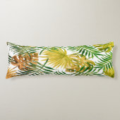 Exotische palmbladeren lichaamskussen (Voorkant)