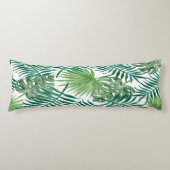 Exotische palmbladeren lichaamskussen (Voorkant)