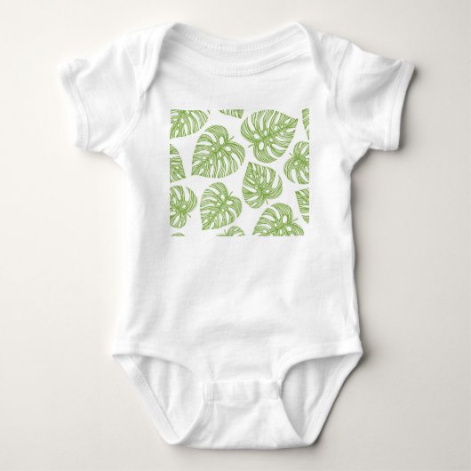 Exotische palmbladeren  romper (Voorkant)
