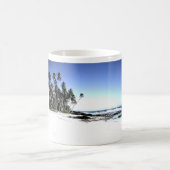 Exotische palmbomen en strand van Paradise Koffiemok (Center)