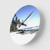 Exotische palmbomen en strand van Paradise Ronde Klok (Hoek)