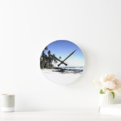 Exotische palmbomen en strand van Paradise Ronde Klok (Huis)