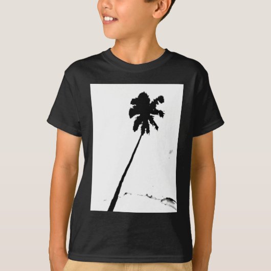 Exotische palmboom t-shirt (Voorkant)