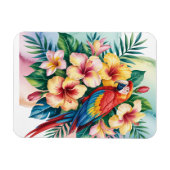 Exotische papegaai magneet (Horizontaal)