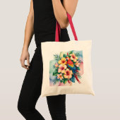Exotische papegaai tote bag (Voorkant (product))