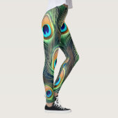 Exotische pauwenveer leggingen  leggings (Rechts)