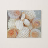 Exotische peach sea Shells, Summer Beach Legpuzzel (Horizontaal)