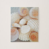 Exotische peach sea Shells, Summer Beach Legpuzzel (Verticaal)