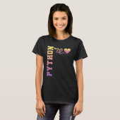 Exotische Pet Snake Reptielenbal Python Python T-shirt (Voorkant volledig)