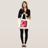 EXOTISCHE PINKSTROOMtas Grote Tote Bag (Voorkant (model))