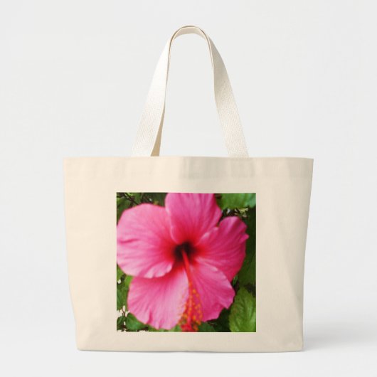 EXOTISCHE PINKSTROOMtas Grote Tote Bag (Voorkant)