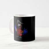 exotische piratenvogel koffiemok (Voorkant links)