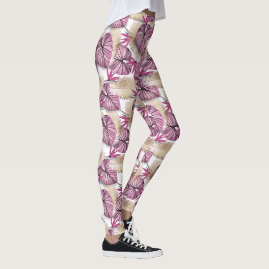 Exotische planten leggings (Rechts)