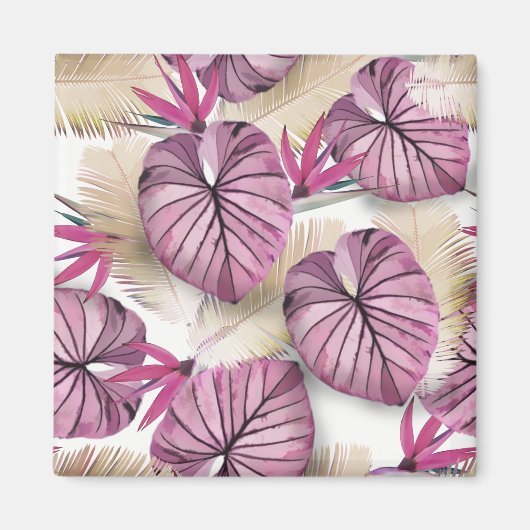 Exotische planten magneet (Voorkant)