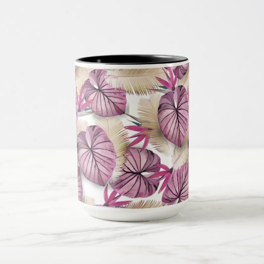 Exotische planten mok (Midden)