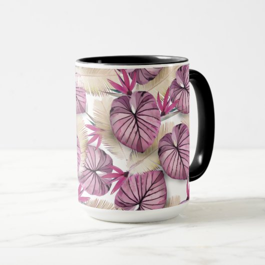 Exotische planten mok (Voorkant rechts)