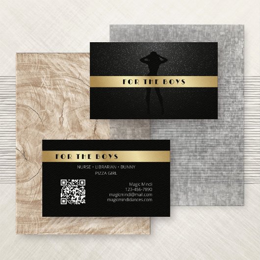 Exotische privé-danser volwassene visitekaartje