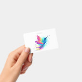 Exotische Regenboog Kolibrie Badge (Handheld)