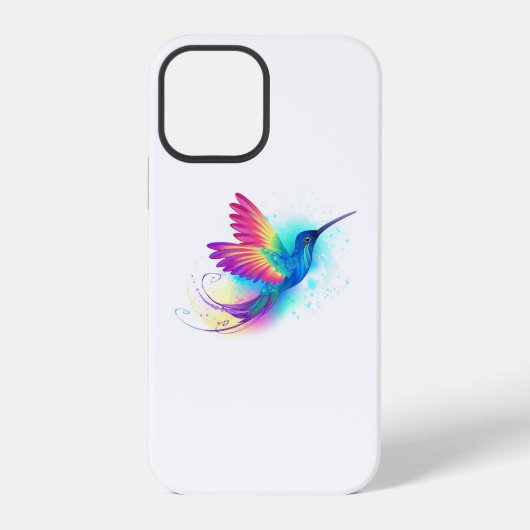 Exotische Regenboog Kolibrie iPhone Hoesje (Achterkant)