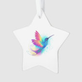 Exotische Regenboog Kolibrie Ornament (voorkant)