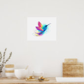 Exotische Regenboog Kolibrie Poster (Keuken)